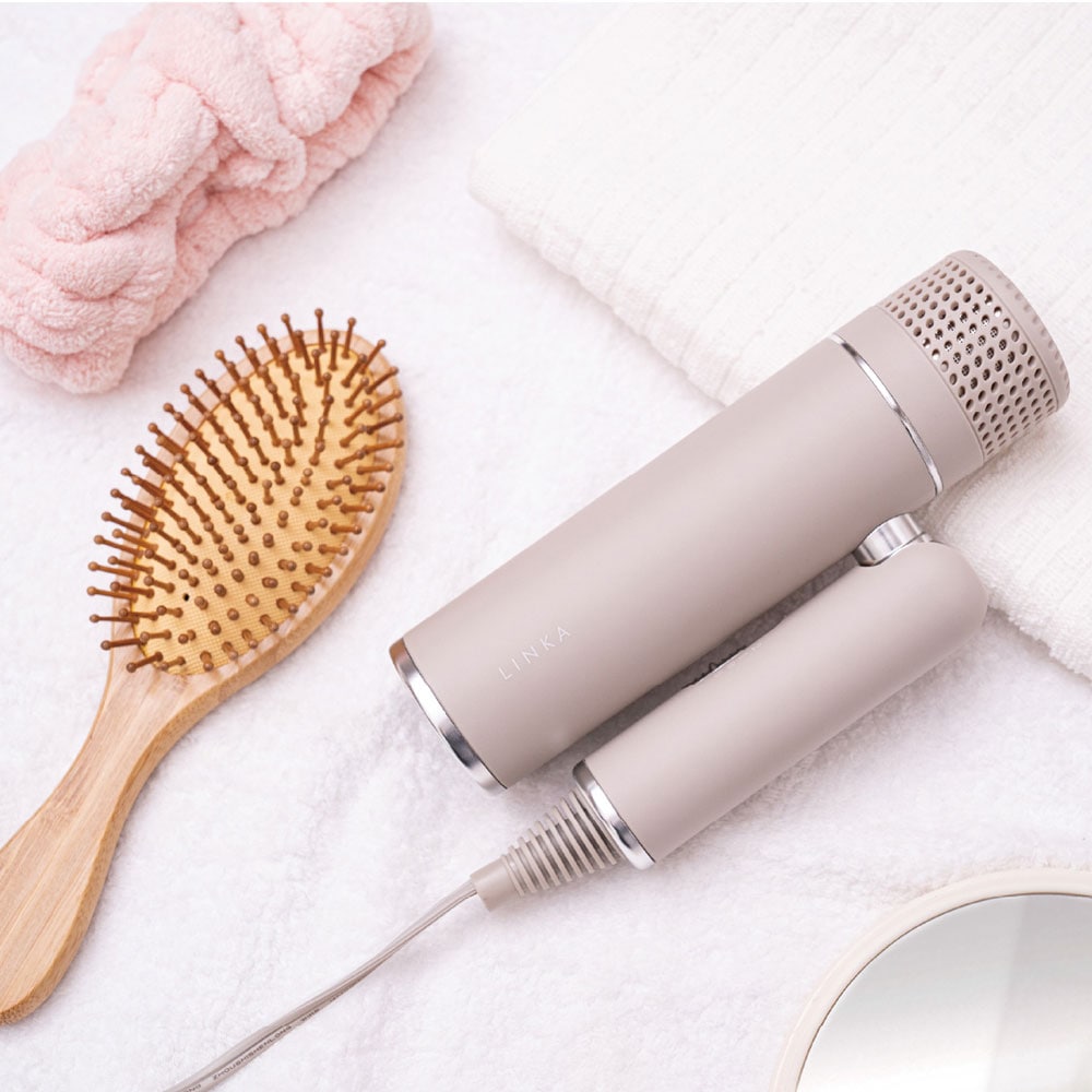 リンカ スマートブロウ ヘアドライヤー W遠赤外線でダメージレスドライ 育成光線+イオン+ジェットドライ メーカー直送