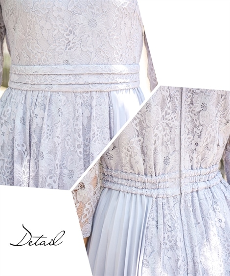 結婚式お呼ばれ二次会アシンメトリープリーツ使い総レースワンピースドレス大 ライトグレー ネイビー ダスティーピンク ワンピース ドレス 結婚式お呼ばれ二次会アシンメトリープリーツ使い総レースワンピースドレス大 ライトグレー ネイビー ダスティーピンク ワンピース ドレス