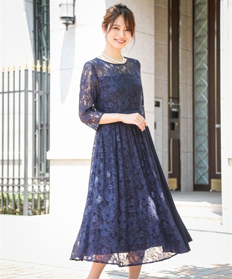 結婚式お呼ばれ二次会アシンメトリープリーツ使い総レースワンピースドレス大 ライトグレー ネイビー ダスティーピンク ワンピース ドレス 結婚式お呼ばれ二次会アシンメトリープリーツ使い総レースワンピースドレス大 ライトグレー ネイビー ダスティーピンク ワンピース ドレス