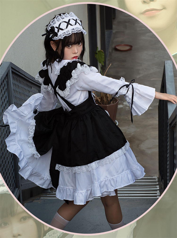 ハロウィン コスプレ ホワイト ブラック メイド服 メイド 仮装 衣装 女性 高校生 魔法使い 可愛い レディース 大人 コスプレ衣装 マンガ喫茶 ドレス 蝶結び 蝶ネクタイ エプロン 黒白 S/M ハロウィン コスプレ ホワイト ブラック メイド服 メイド 仮装 衣装 女性 高校生 魔法使い 可愛い レディース 大人 コスプレ衣装 マンガ喫茶 ドレス 蝶結び 蝶ネクタイ エプロン 黒白 S/M
