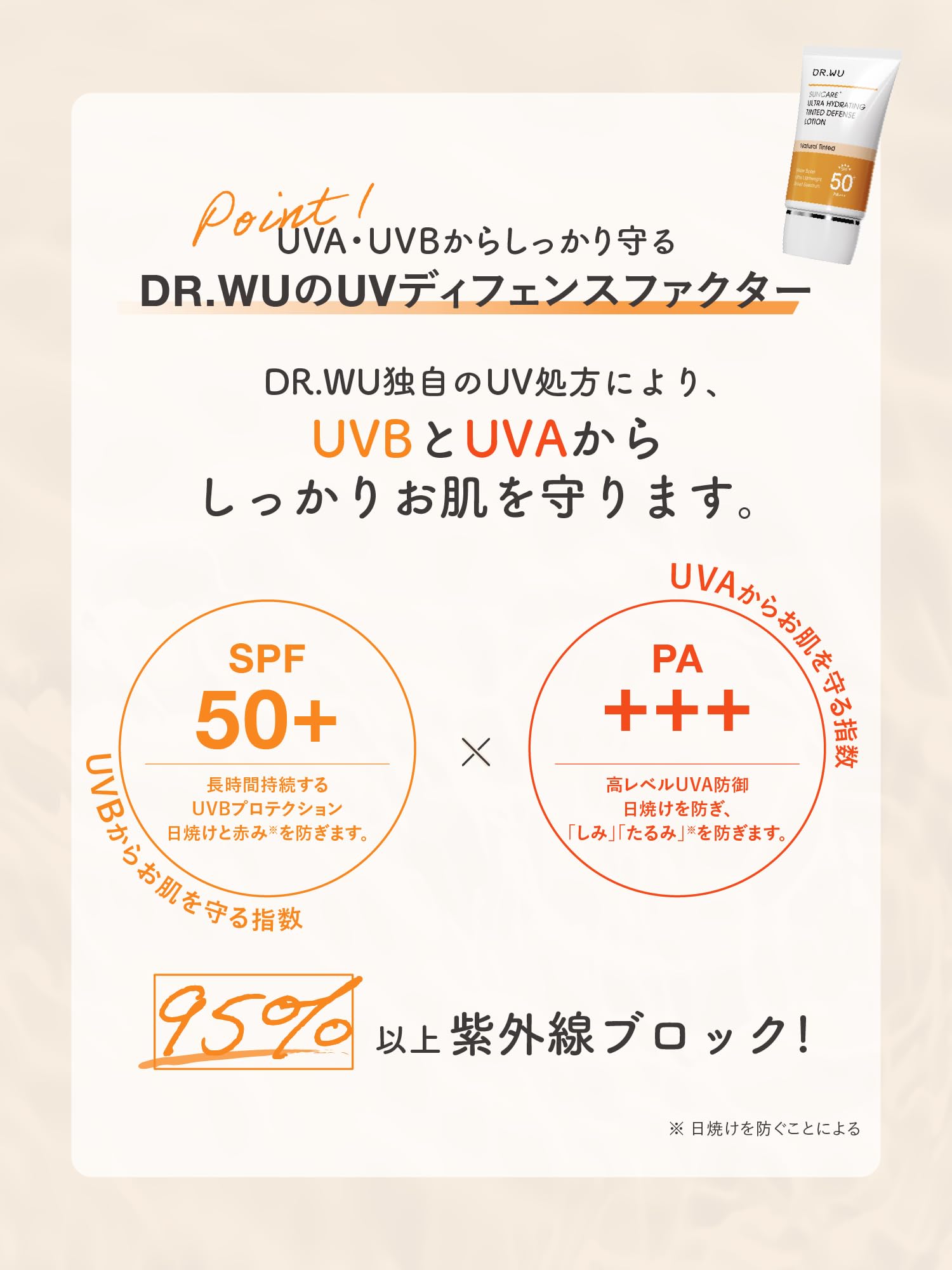 【2個】DR.WU(ドクターウー) 日焼け止め 酸化亜鉛フリー 化粧下地 Amazon.co.jp: DR.WU(ドクターウー) 酸化亜鉛フリー SPF50+ PA