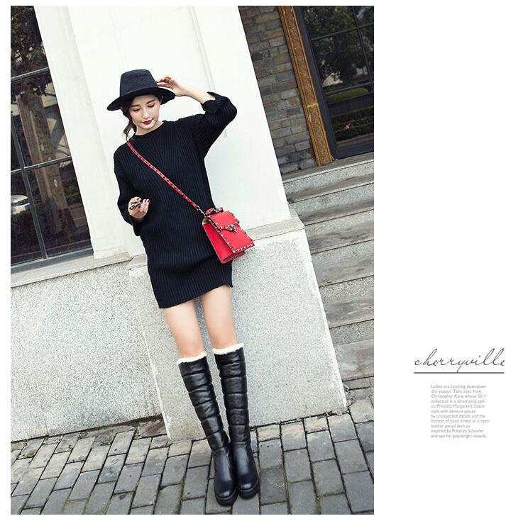 【即日発送】【赤字覚悟】ブラック ホワイト ピンク ムートンブーツ ニーハイブーツ レディース スノーブーツ ロングブーツ ボアブーツ ファーブーツ ムートンシューズ 裏ボア 裏起毛 暖かい 履きやす