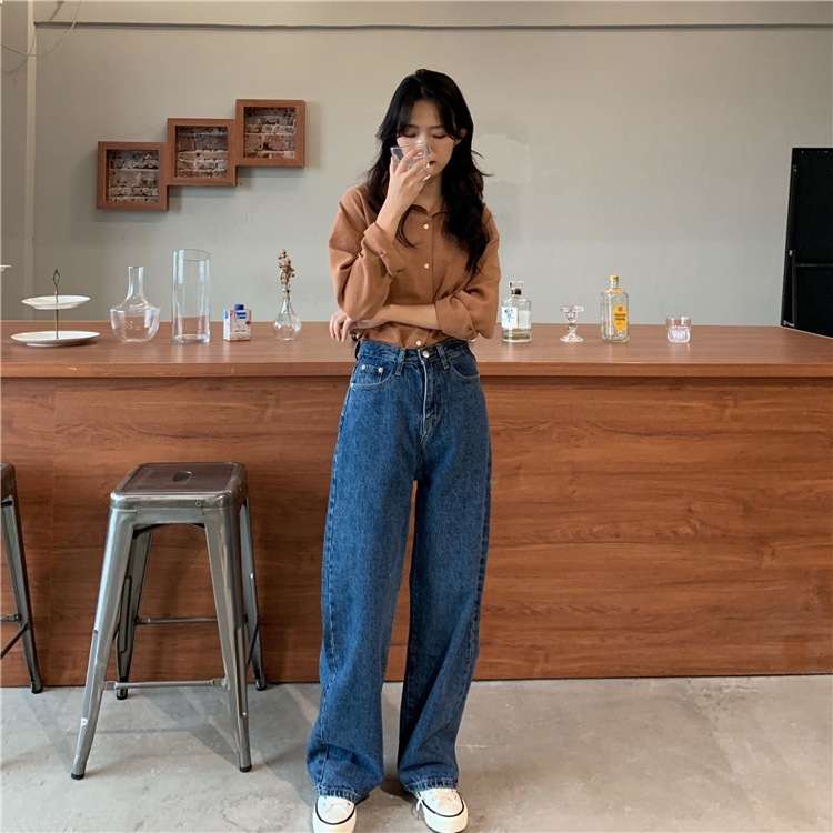 選べる2type3colors ハイウエストデニム ワイドデニム デニム 選べる2type3colors ハイウエストデニム ワイドデニム デニム