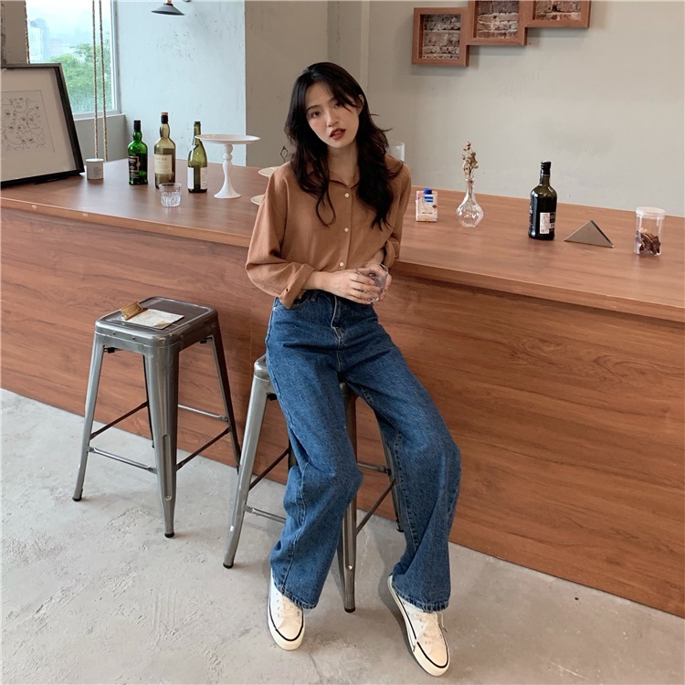 選べる2type3colors ハイウエストデニム ワイドデニム デニム 選べる2type3colors ハイウエストデニム ワイドデニム デニム