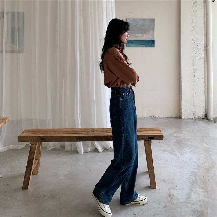 選べる2type3colors ハイウエストデニム ワイドデニム デニム 選べる2type3colors ハイウエストデニム ワイドデニム デニム