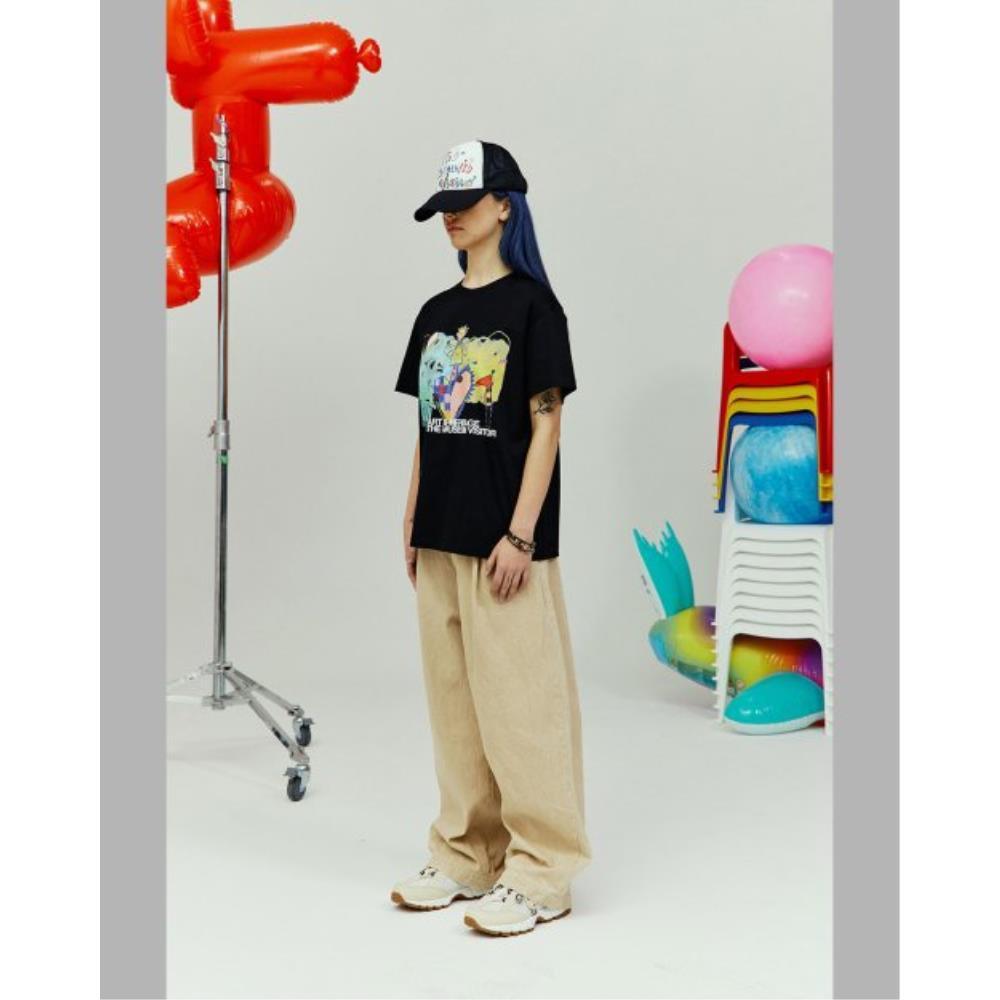 THE MUSEUM VISITOR CHILD DRAWING TSHIRTS BLACK 09579