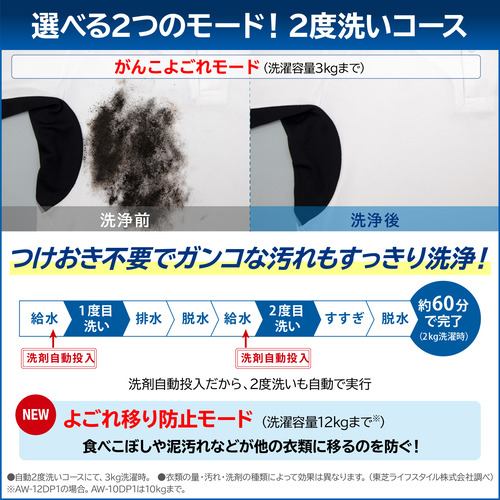 無料長期保証東芝 AW-10DP1-W ... : 家電 得価超激安