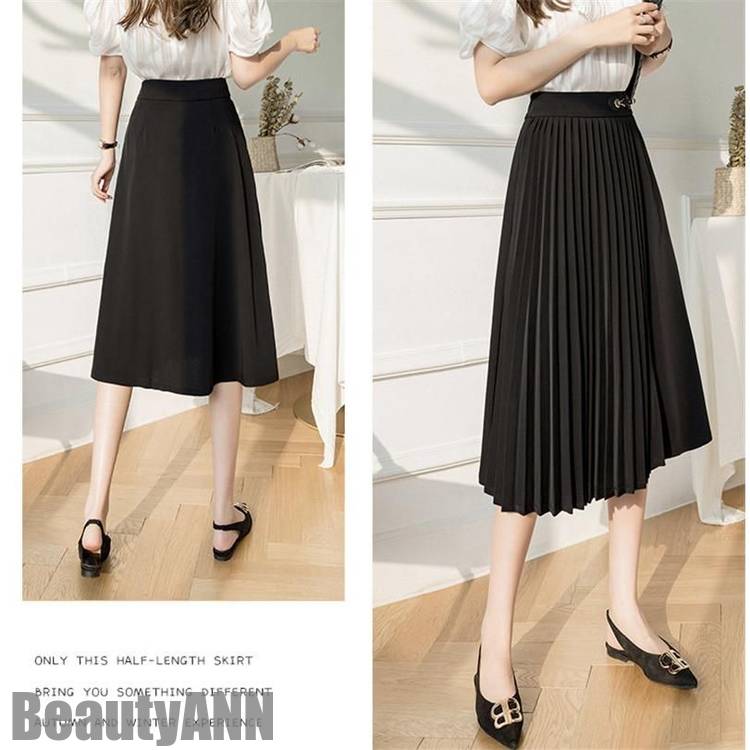 新生活 プリーツスカート 春夏 太め レディース ボトムス フレア Aライン マキシ 高身長 ビジネス オフィス 通勤 ロング丈 着やせ 女子会 普段着 プレゼント ギフト
