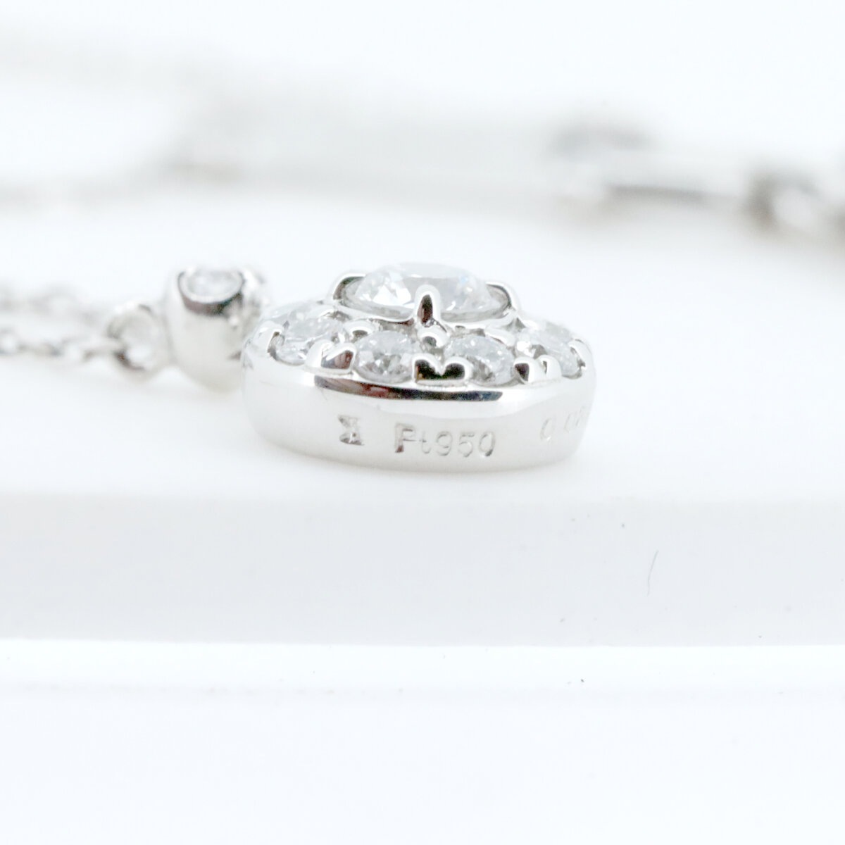 ダイヤモンド ネックレス 0.083ct 0.10ct Pt950(プラチナ)/Pt850(プラチナ) 質屋出品 ダイヤモンド ネックレス 0.083ct 0.10ct Pt950(プラチナ)/Pt850(プラチナ) 質屋出品