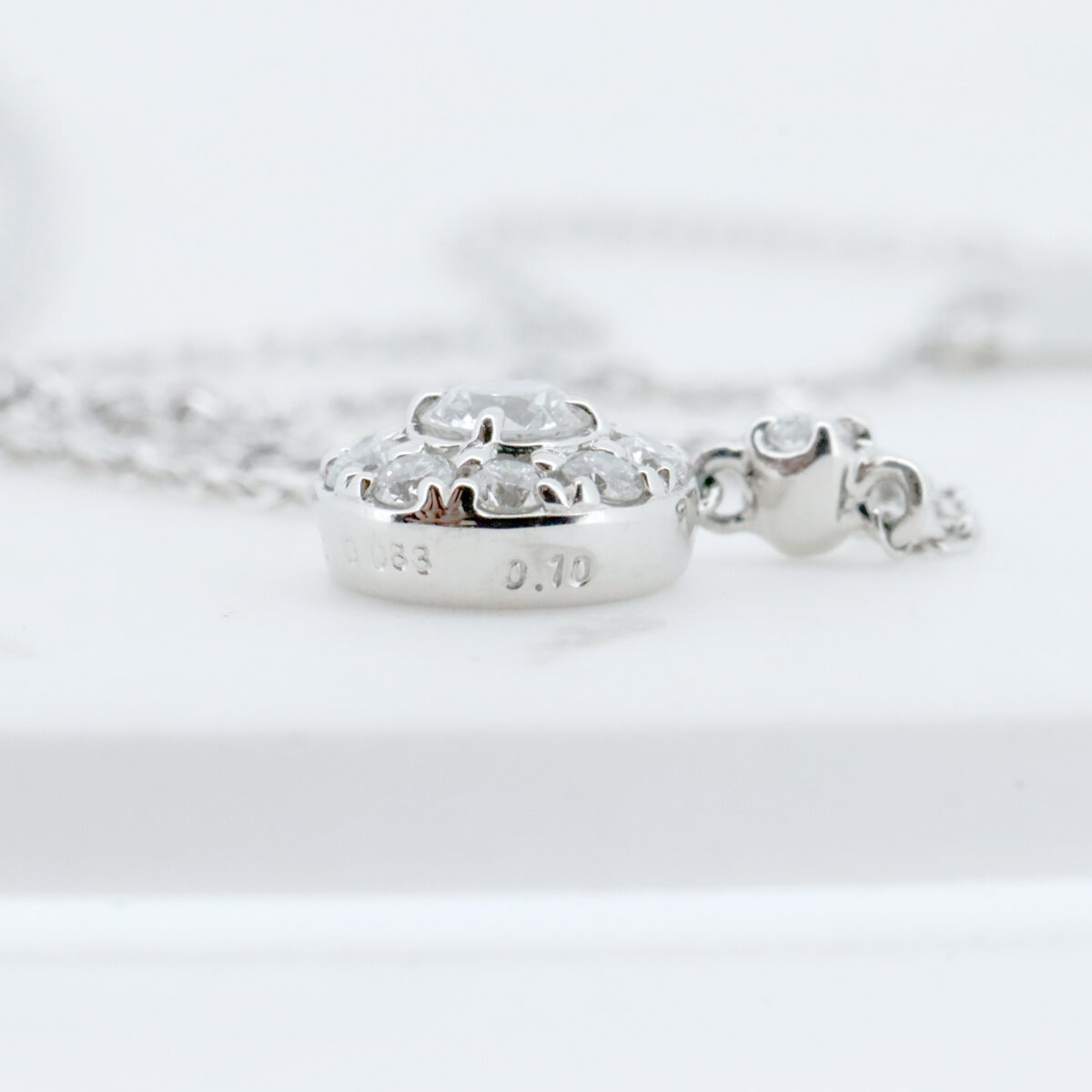 ダイヤモンド ネックレス 0.083ct 0.10ct Pt950(プラチナ)/Pt850(プラチナ) 質屋出品 ダイヤモンド ネックレス 0.083ct 0.10ct Pt950(プラチナ)/Pt850(プラチナ) 質屋出品