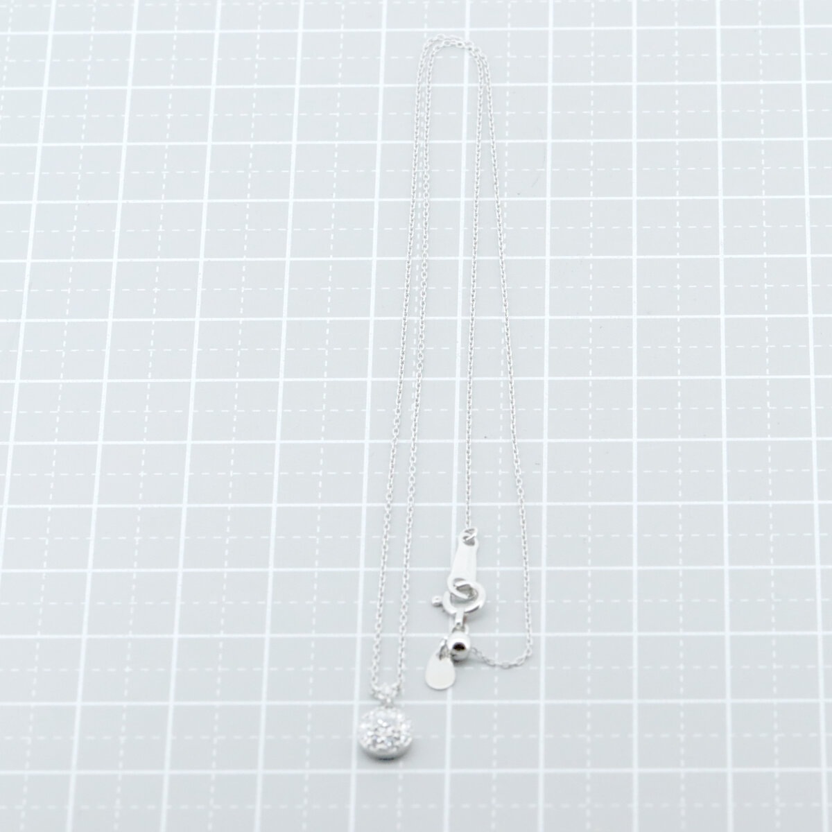 ダイヤモンド ネックレス 0.083ct 0.10ct Pt950(プラチナ)/Pt850(プラチナ) 質屋出品 ダイヤモンド ネックレス 0.083ct 0.10ct Pt950(プラチナ)/Pt850(プラチナ) 質屋出品