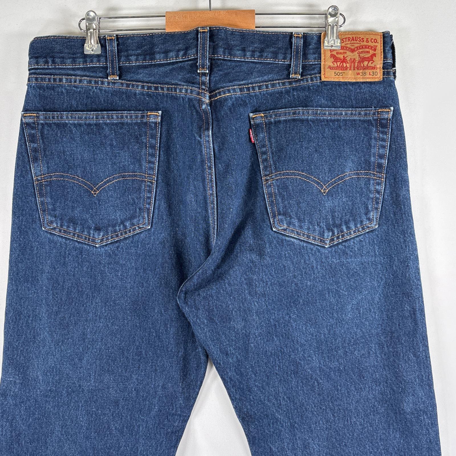 古着 デニムパンツ 505 ストレート 大きいサイズ ジーパン ジーンズ 5ポケット w38 L30 ブルー メンズ 古着 デニムパンツ 505 ストレート 大きいサイズ ジーパン ジーンズ 5ポケット w38 L30 ブルー メンズ