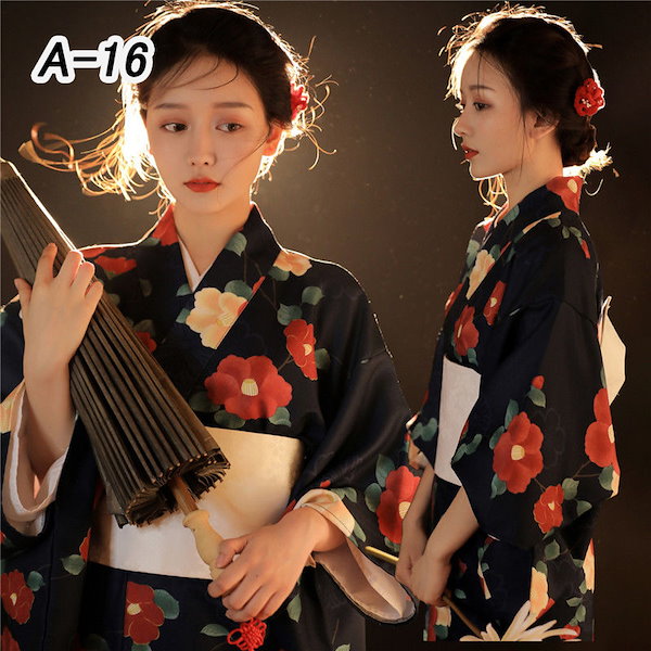Qoo10] 浴衣セット日本伝統着物浴衣女性日系レトロ