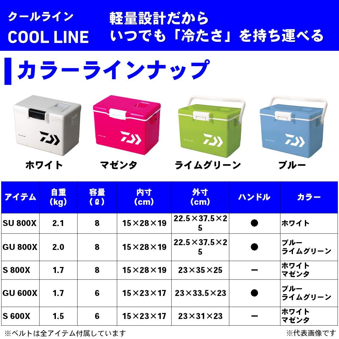 ダイワ(DAIWA) クーラーボックス クールライン S600X マゼンタ 釣り 小型 6リットル 発泡スチロール