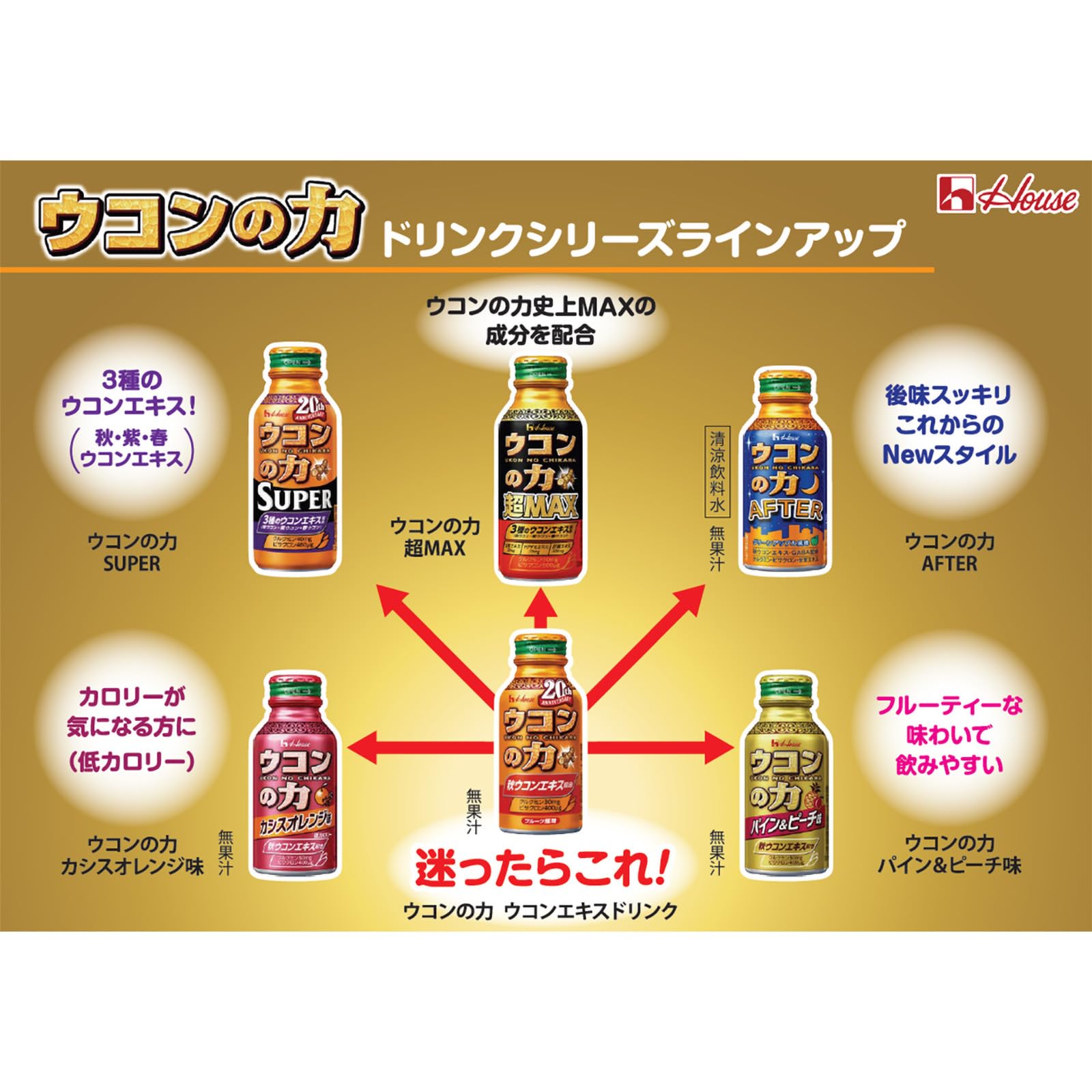 ウコンの力 AFTER ケース 100ml×30本