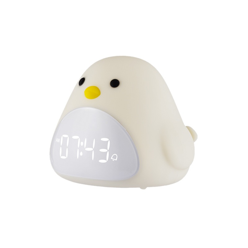 目覚まし時計 置き時計 鳥 デジタル おしゃれ ナイトライト クロック デジタル時計 子供 女の子 男の子 多機能 置時計 お祝 usb充電 卓上ライ