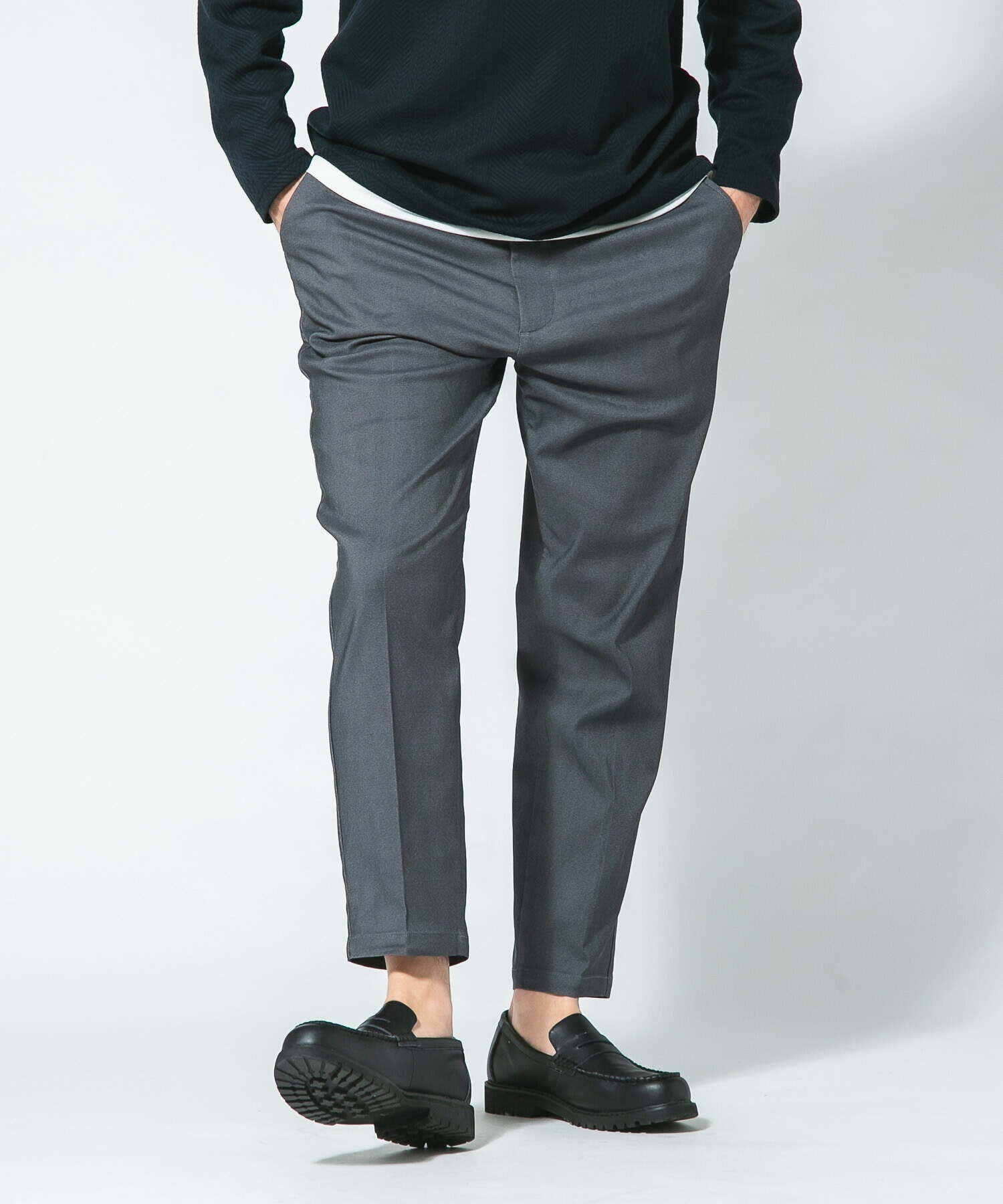 スーパーストレッチ 起毛 トラウザー BLUE STANDARD スーパーストレッチ 起毛 トラウザー BLUE STANDARD