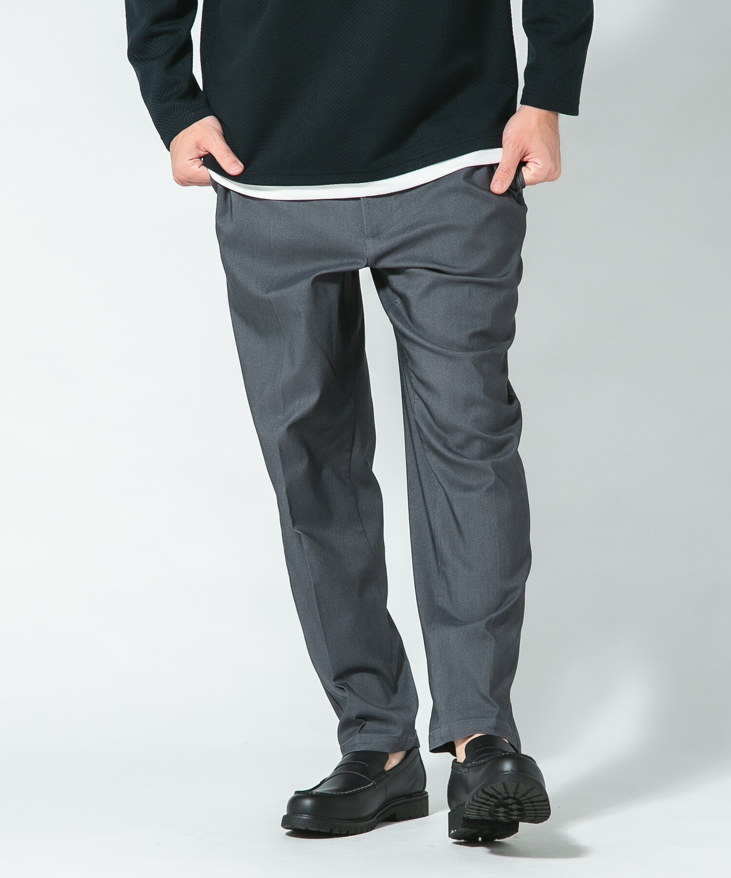 スーパーストレッチ 起毛 トラウザー BLUE STANDARD スーパーストレッチ 起毛 トラウザー BLUE STANDARD