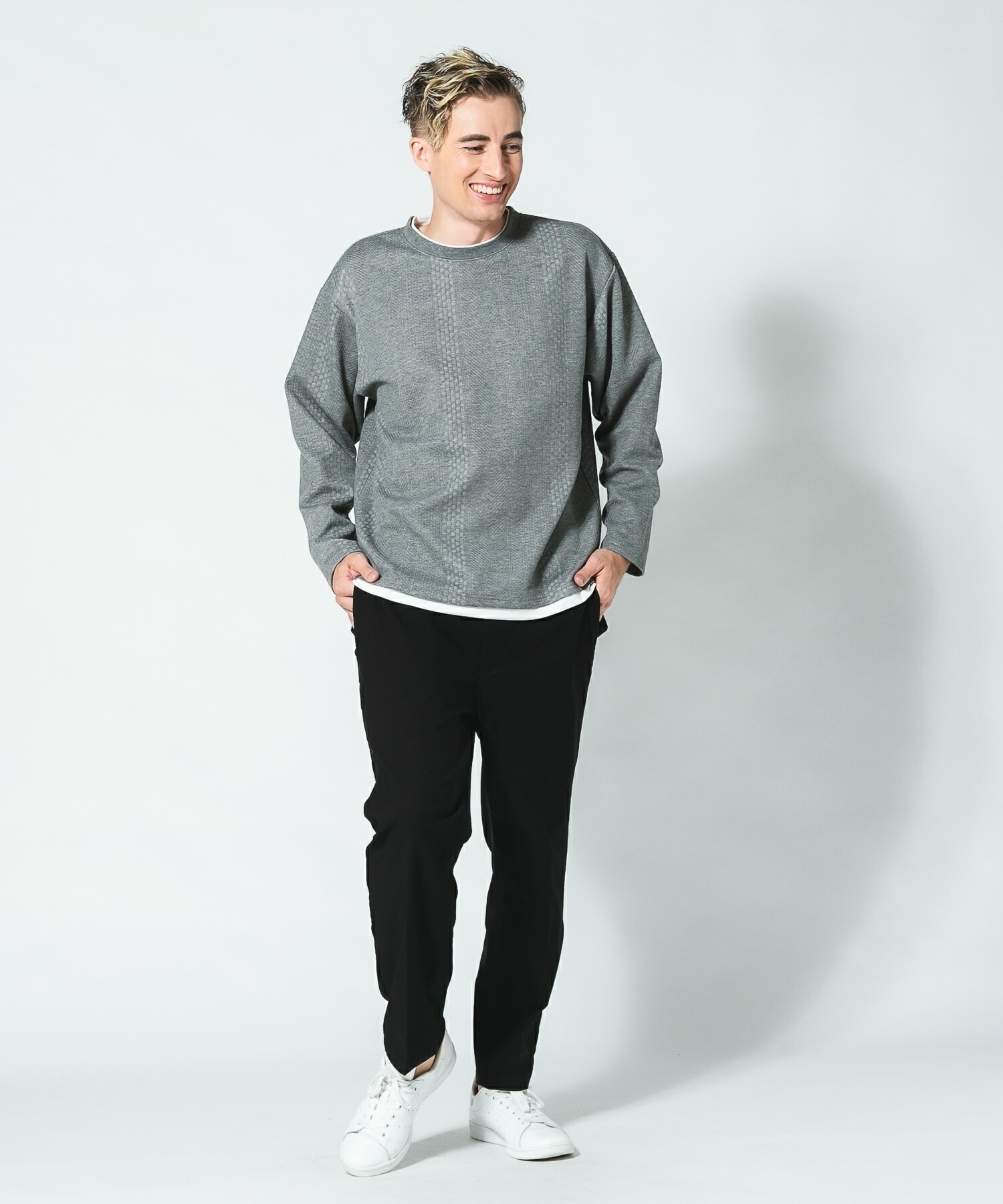 スーパーストレッチ 起毛 トラウザー BLUE STANDARD スーパーストレッチ 起毛 トラウザー BLUE STANDARD