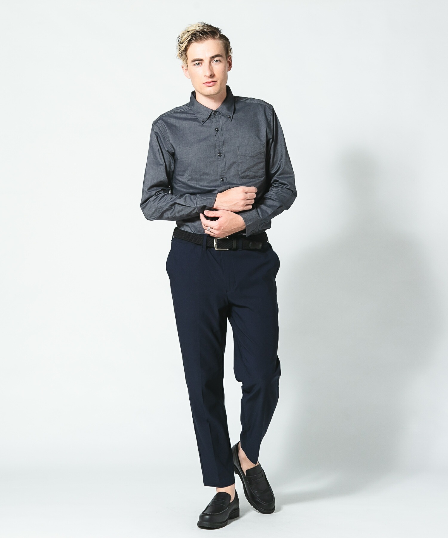 スーパーストレッチ 起毛 トラウザー BLUE STANDARD スーパーストレッチ 起毛 トラウザー BLUE STANDARD