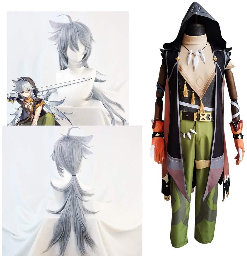 コスプレコスプレコスチューム+ウィッグウルフボーイレザー源氏