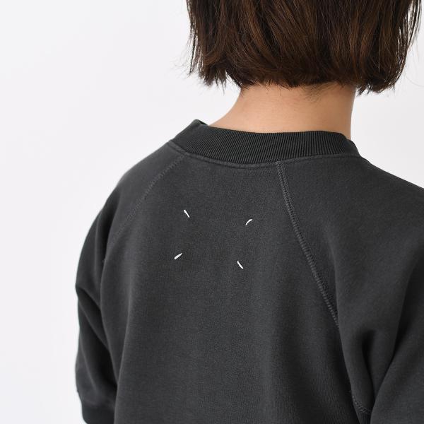 トップス ショートスリーブ スウェットシャツ S51GU0136 M25016 レディース ブラック コットン ロゴ 刺繍 クルーネック 半袖 トップス ショートスリーブ スウェットシャツ S51GU0136 M25016 レディース ブラック コットン ロゴ 刺繍 クルーネック 半袖