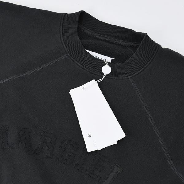 トップス ショートスリーブ スウェットシャツ S51GU0136 M25016 レディース ブラック コットン ロゴ 刺繍 クルーネック 半袖 トップス ショートスリーブ スウェットシャツ S51GU0136 M25016 レディース ブラック コットン ロゴ 刺繍 クルーネック 半袖