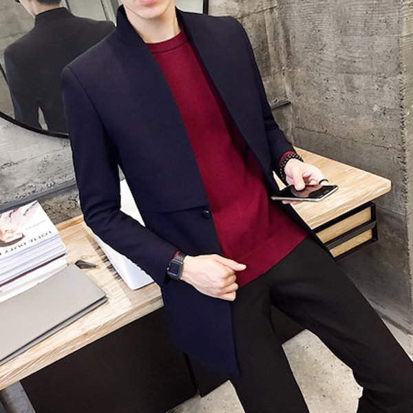 チェスターコート メンズ ロング 大きいサイズ ブランド スリム コート 大人 おしゃれ ビジネス 秋 仕事 冬 ジャケット かっこいい ファッション 20代 お洒落