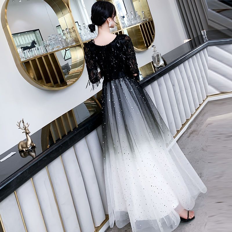 宴会 イブニングドレス スカート 女性 2023年 高貴で上品 気質 学生 成人式 誕生日 ロング丈 普段着 母の日