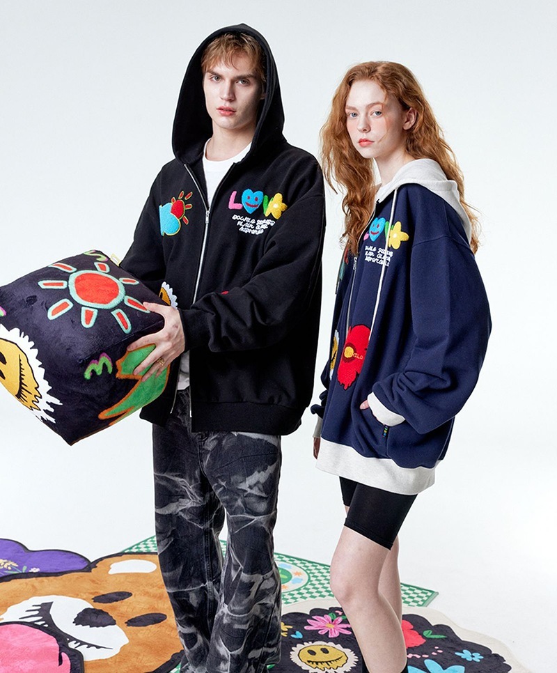 SEVENTEEN着用[WHO.A.U] Signature Patch Hood Zip-Up _ 5色 SEVENTEEN着用[WHO.A.U] Signature Patch Hood Zip-Up _ 5色