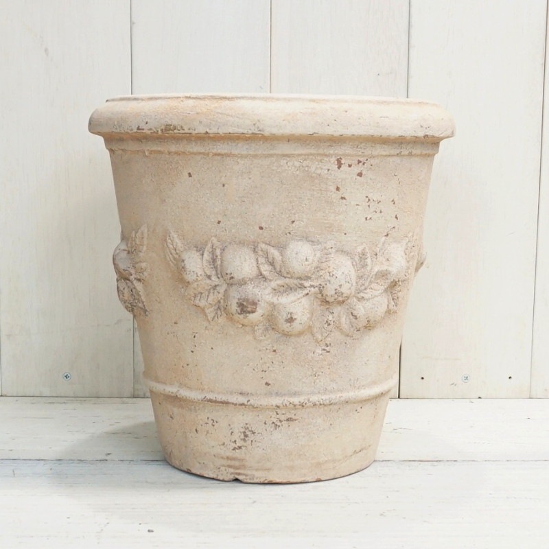 植木鉢 おしゃれ テラコッタ モンテガロアンティコ2L 55cm 18号 屋外 底穴あり 観葉植物向け