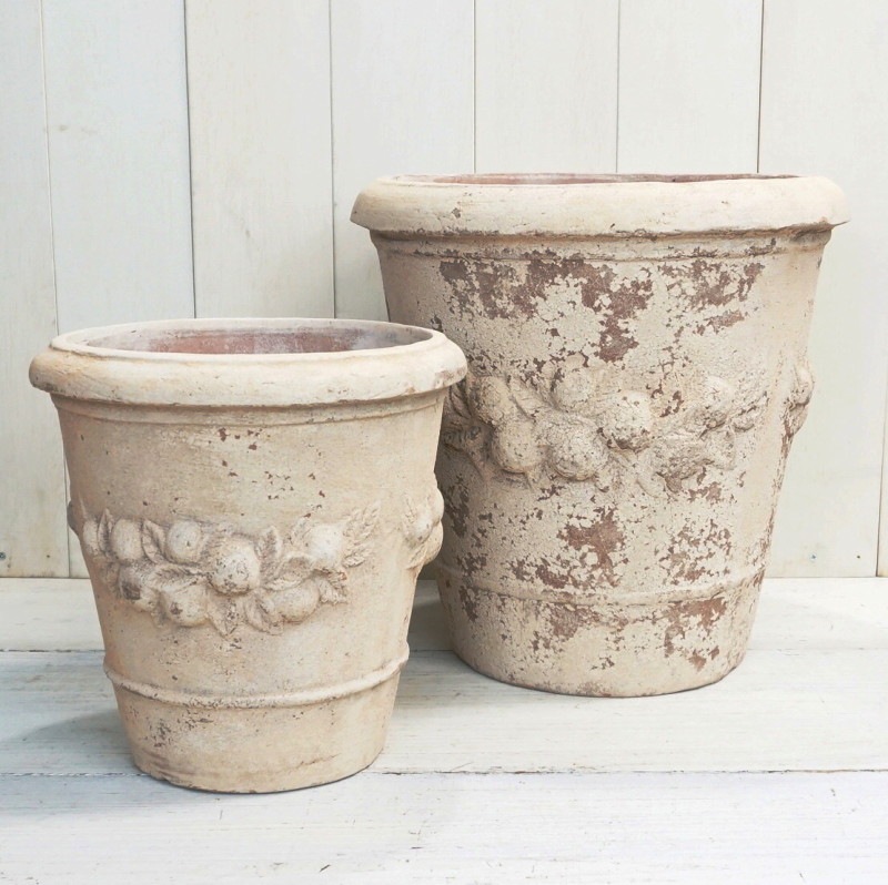 植木鉢 おしゃれ テラコッタ モンテガロアンティコ2L 55cm 18号 屋外 底穴あり 観葉植物向け