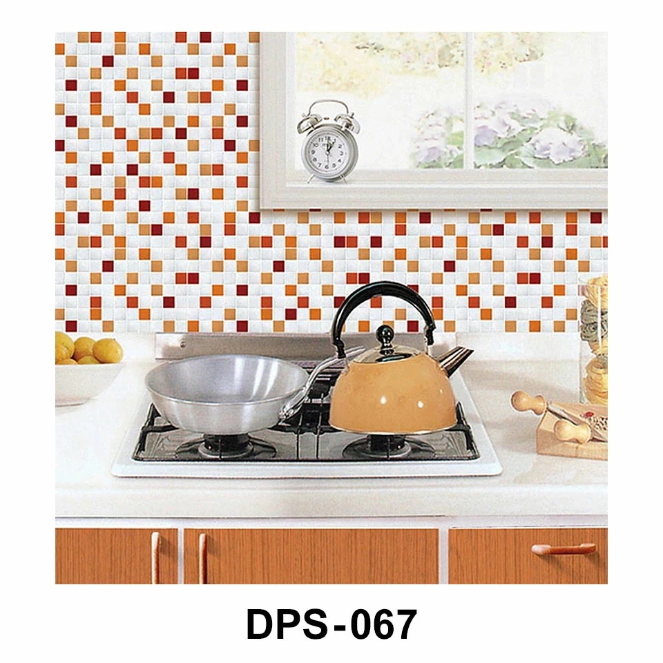 【急速出荷!】壁紙 シール タイル 【 モザイクタイルデザインの壁紙シール】【お得な壁紙15mセット】 壁紙 タイル はがせる シール のり付き 壁用 クロス リメイクシート ウォールステッカー アク