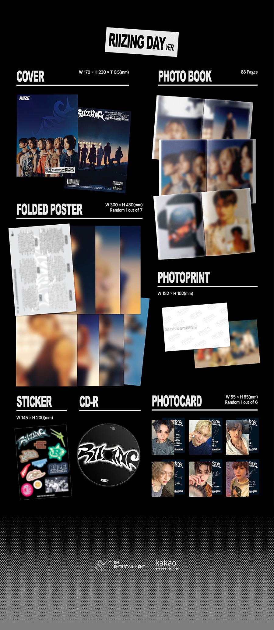 (3種セット/Photo Book Ver.) RIIZE - RIIZING (1stミニアルバム) (3種セット/Photo Book Ver.) RIIZE - RIIZING (1stミニアルバム)