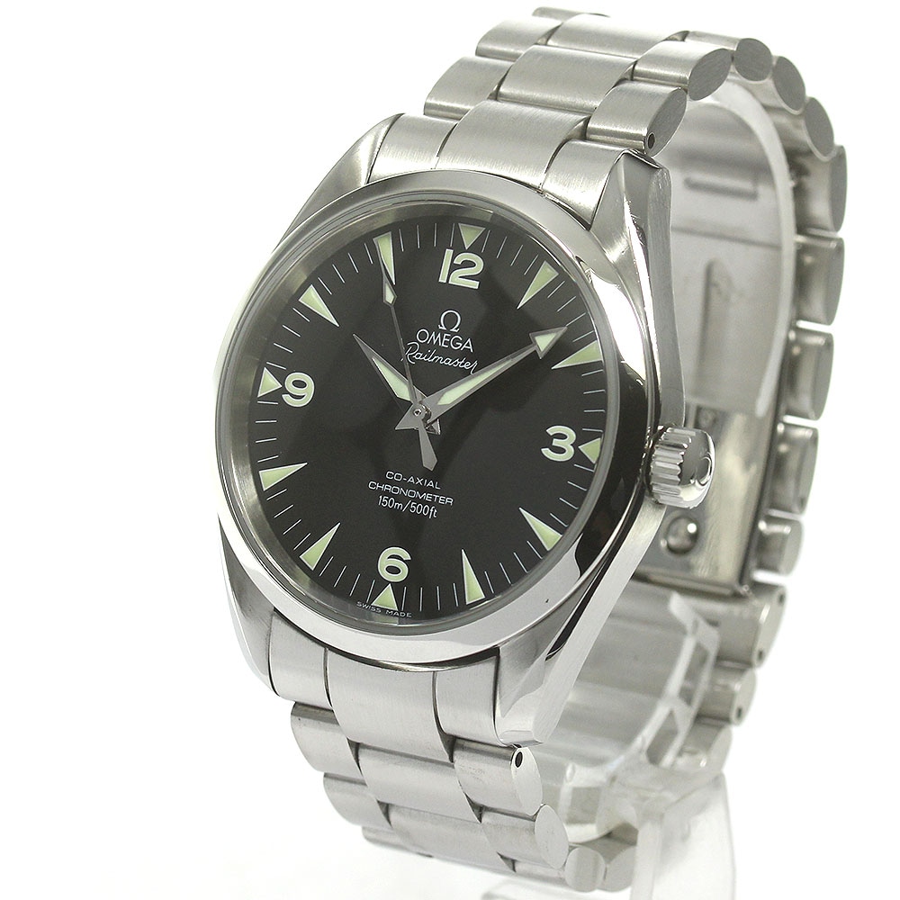 オメガ OMEGA 2503.52 シーマスター レイルマスター クロノメーター 自動巻き メンズ 良品 _831872【中古】