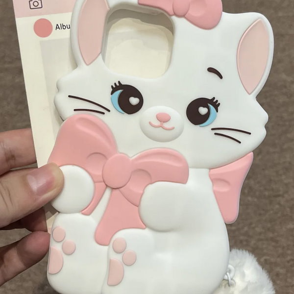 Qoo10] ディズニー シリコン マリーちゃんiphoneケース