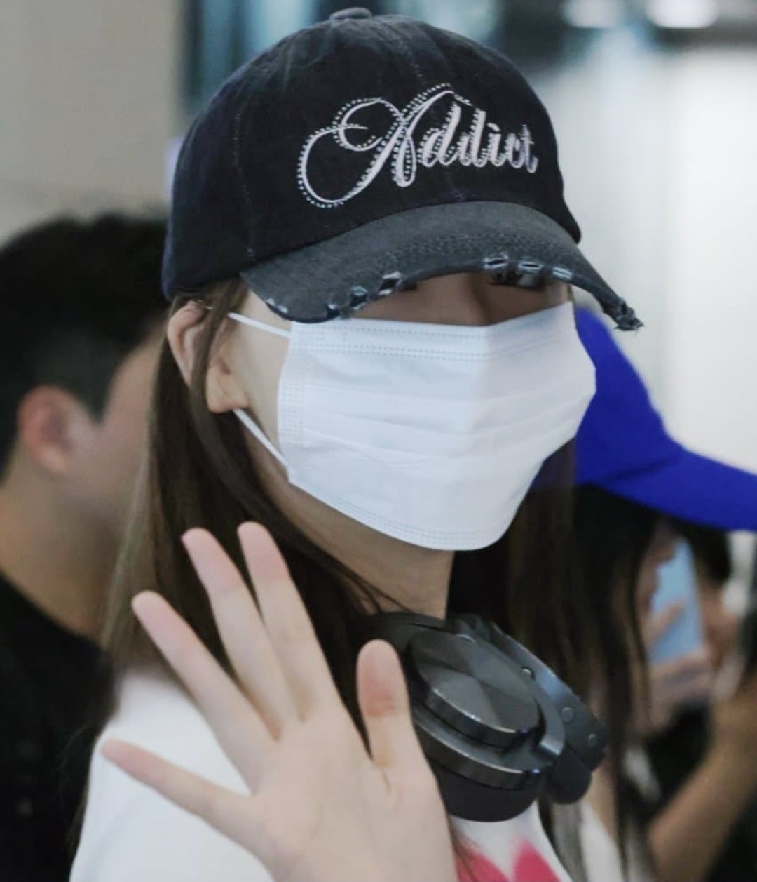 ADDICT CAP (BLACK DENIM) 2色