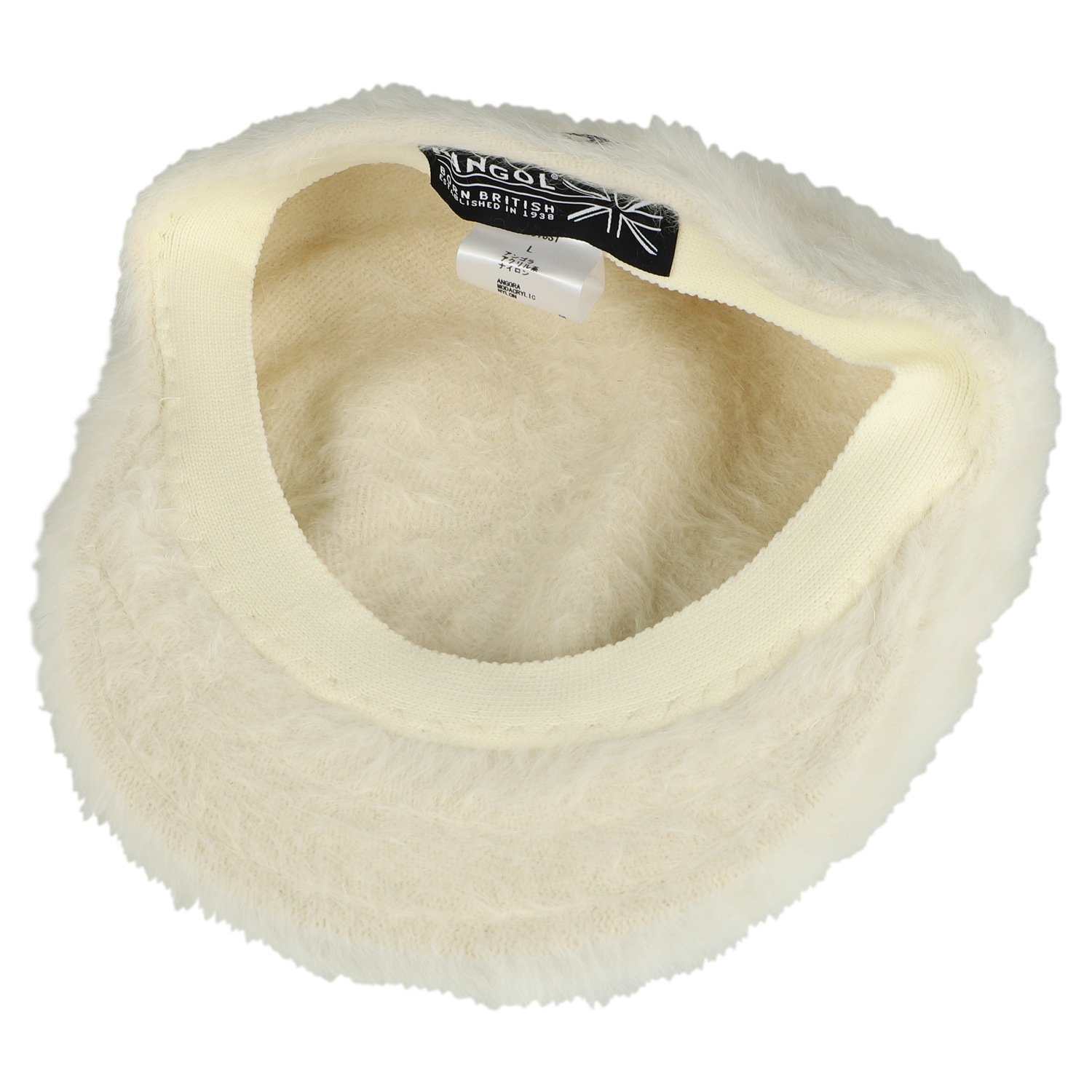 ハンチング 帽子 ベレー帽 メンズ レディース ファー ブラック アイボリー 108-169202 ハンチング 帽子 ベレー帽 メンズ レディース ファー ブラック アイボリー 108-169202