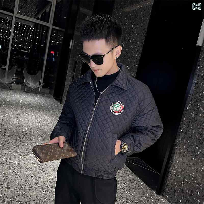 アウター メンズ カジュアル おしゃれ 刺繍中綿 ジャケット ショート 春 トレンド 軽量 涼しい 涼しい ダウン ジャケット アウター メンズ カジュアル おしゃれ 刺繍中綿 ジャケット ショート 春 トレンド 軽量 涼しい 涼しい ダウン ジャケット