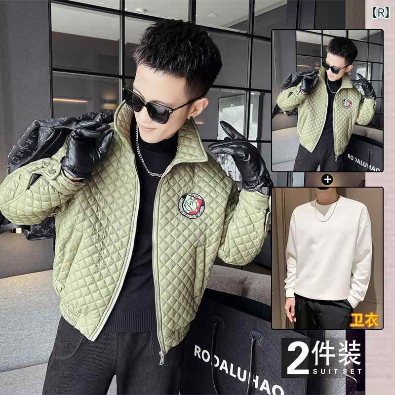 アウター メンズ カジュアル おしゃれ 刺繍中綿 ジャケット ショート 春 トレンド 軽量 涼しい 涼しい ダウン ジャケット アウター メンズ カジュアル おしゃれ 刺繍中綿 ジャケット ショート 春 トレンド 軽量 涼しい 涼しい ダウン ジャケット