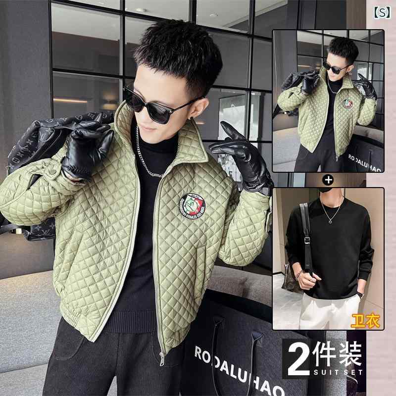 アウター メンズ カジュアル おしゃれ 刺繍中綿 ジャケット ショート 春 トレンド 軽量 涼しい 涼しい ダウン ジャケット アウター メンズ カジュアル おしゃれ 刺繍中綿 ジャケット ショート 春 トレンド 軽量 涼しい 涼しい ダウン ジャケット