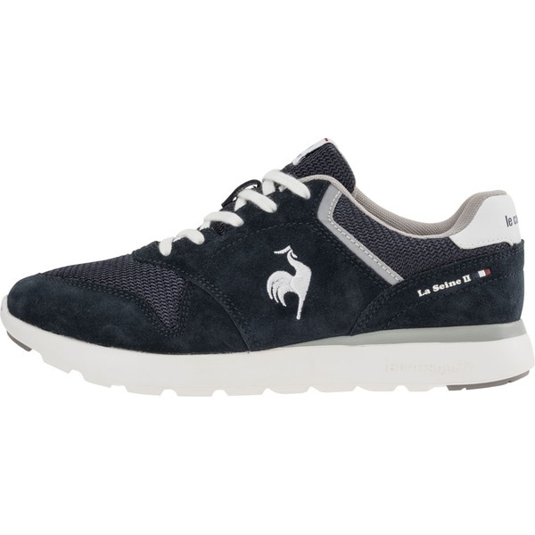 ルコック Le coq sportif ラ セーヌ ワイド LA SEINE II WIDE ネイビー ホワイト カジュアル シューズ QL3VJC04NW-F mdprevattcaulkingandwaterproofing.com