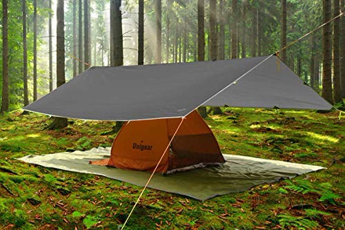 Unigear 防水タープ キャンプ タープ テント 軽量 日除け 高耐水加工 紫外線カット 遮熱