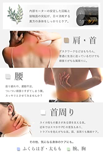 LIworld BODYREX 筋膜リリースローラー 電動 フォームローラー ストレッチ 筋膜ローラー 肩 首 腰 足 腕 太もも 父の日 母の日 ギフト プレゼント
