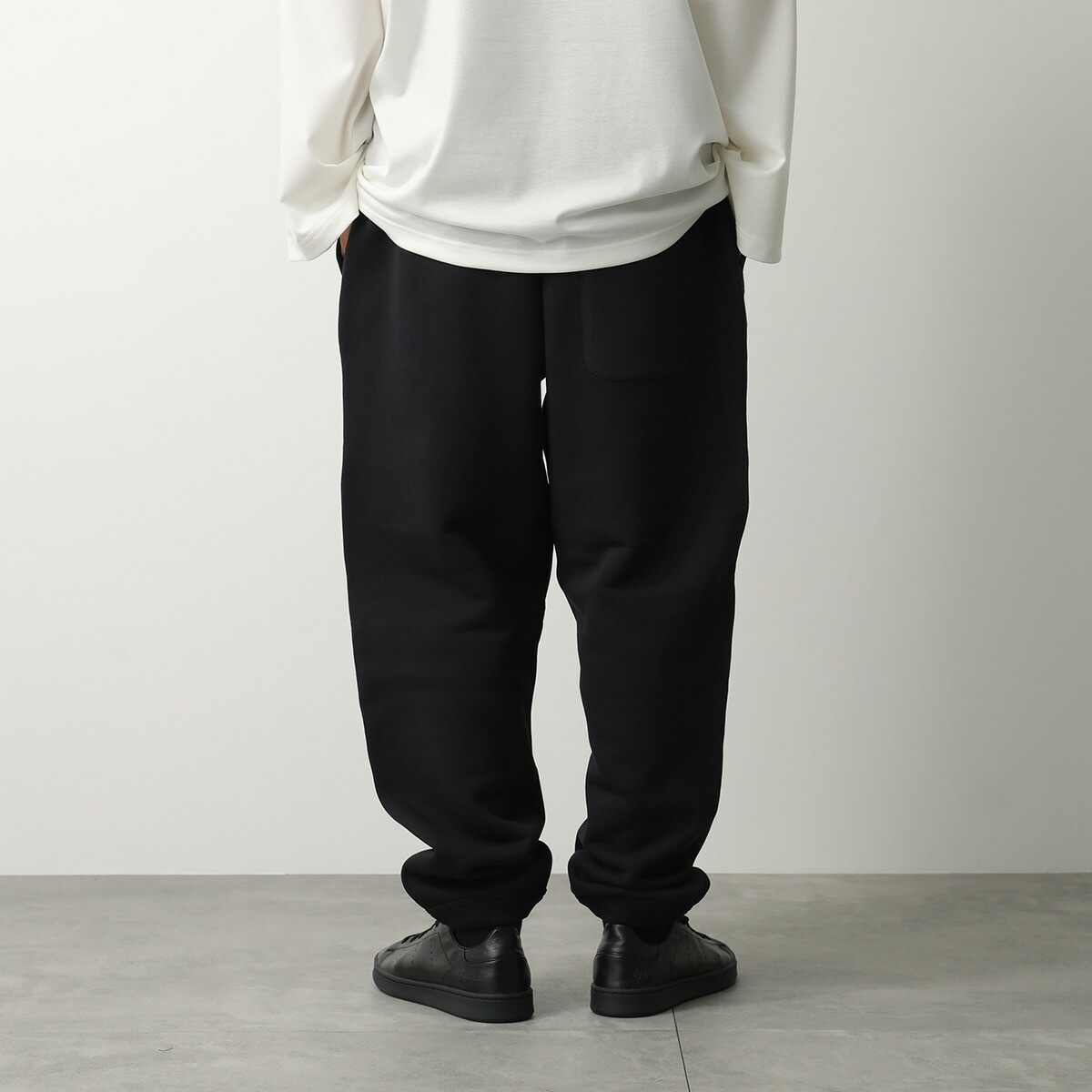 Y-3 ワイスリー スウェットパンツ CUFFED TRACK PANT カフ トラックパンツ JX7267 メンズ コットン ロゴ ジョガーパンツ BLACK