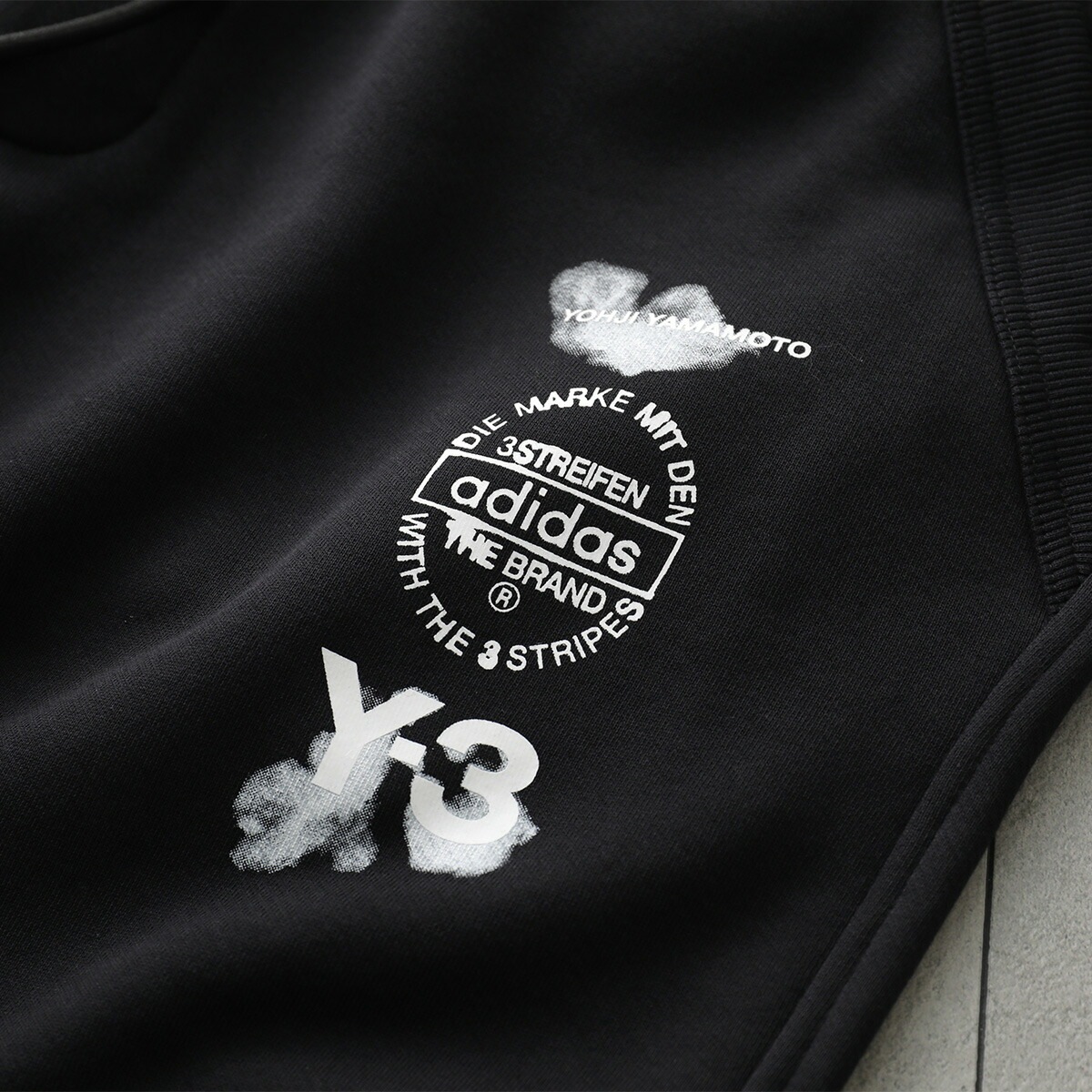Y-3 ワイスリー スウェットパンツ CUFFED TRACK PANT カフ トラックパンツ JX7267 メンズ コットン ロゴ ジョガーパンツ BLACK