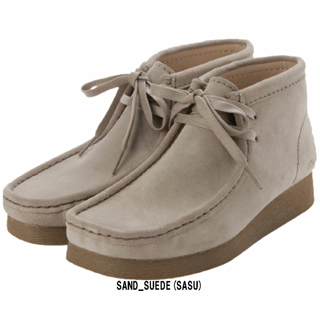 SALE)CLARKS ワラビー ブーツ ブーティ デザート ショート スエード