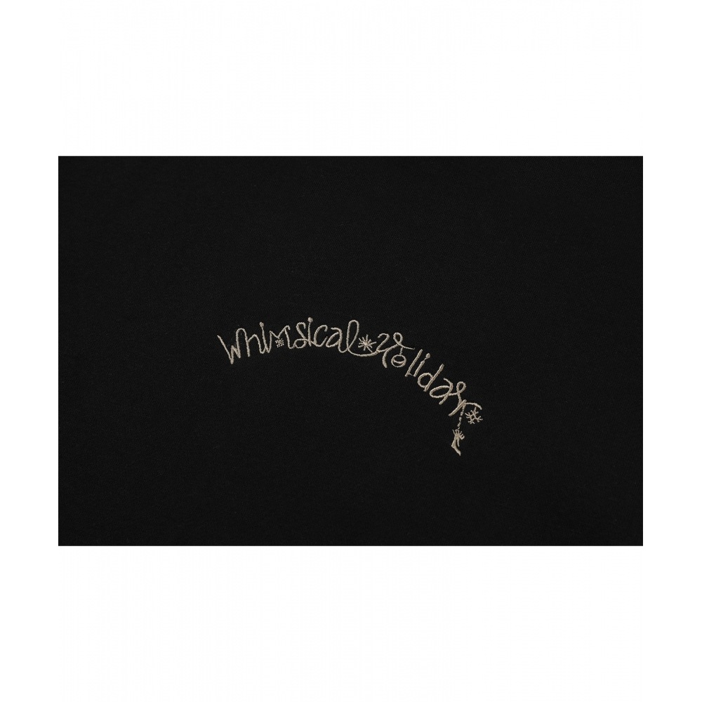 CPGN STUDIO メリーホリデーエンブロイダリーパーカーブラック CPGN STUDIO メリーホリデーエンブロイダリーパーカーブラック