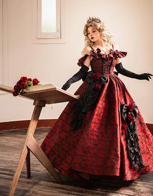 クリスマス月セール！赤いロングドレス ショールのセット　ドレスブラック 楽天市場】カラードレス ロングドレス レッド マタニティドレス