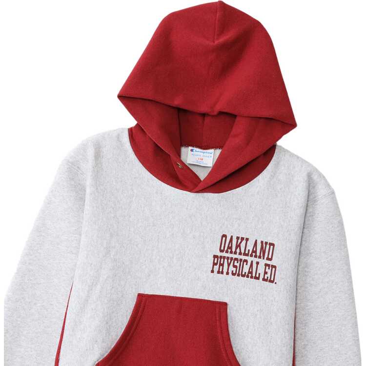 キッズ リバースウィーブ フーデッド スウェットシャツ 140cm シルバーグレー #CKY105-040